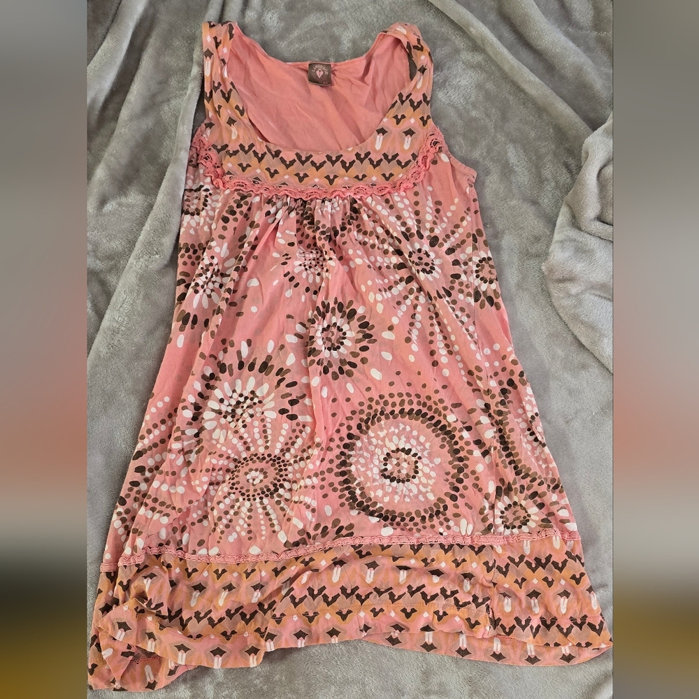 Language Pink Mini Dress Size XS